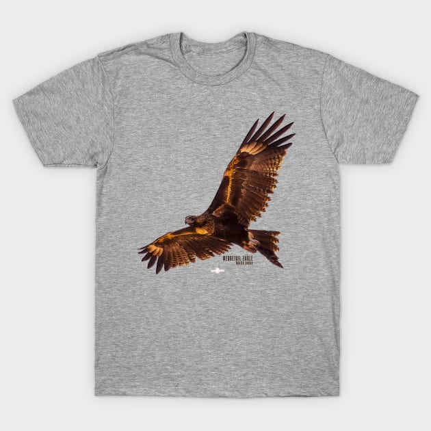 Wedgetail Eagle_03C T-Shirt by seadogprints